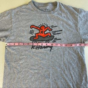 Keith Haring The Skateboarder vintage 80s graphic